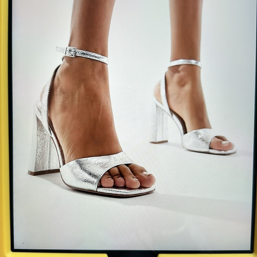 ASOS Design silver heel